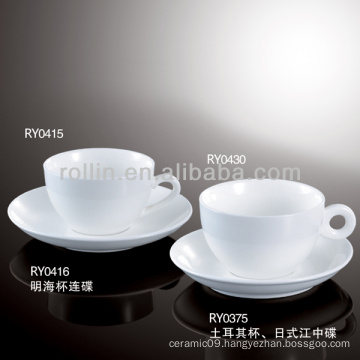 healthy special durable white porcelain 140ml cup